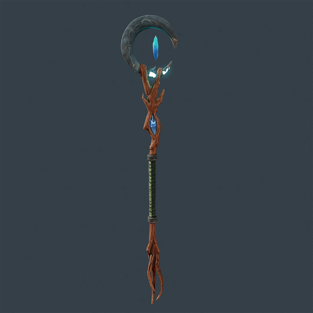 Texturing old scepter