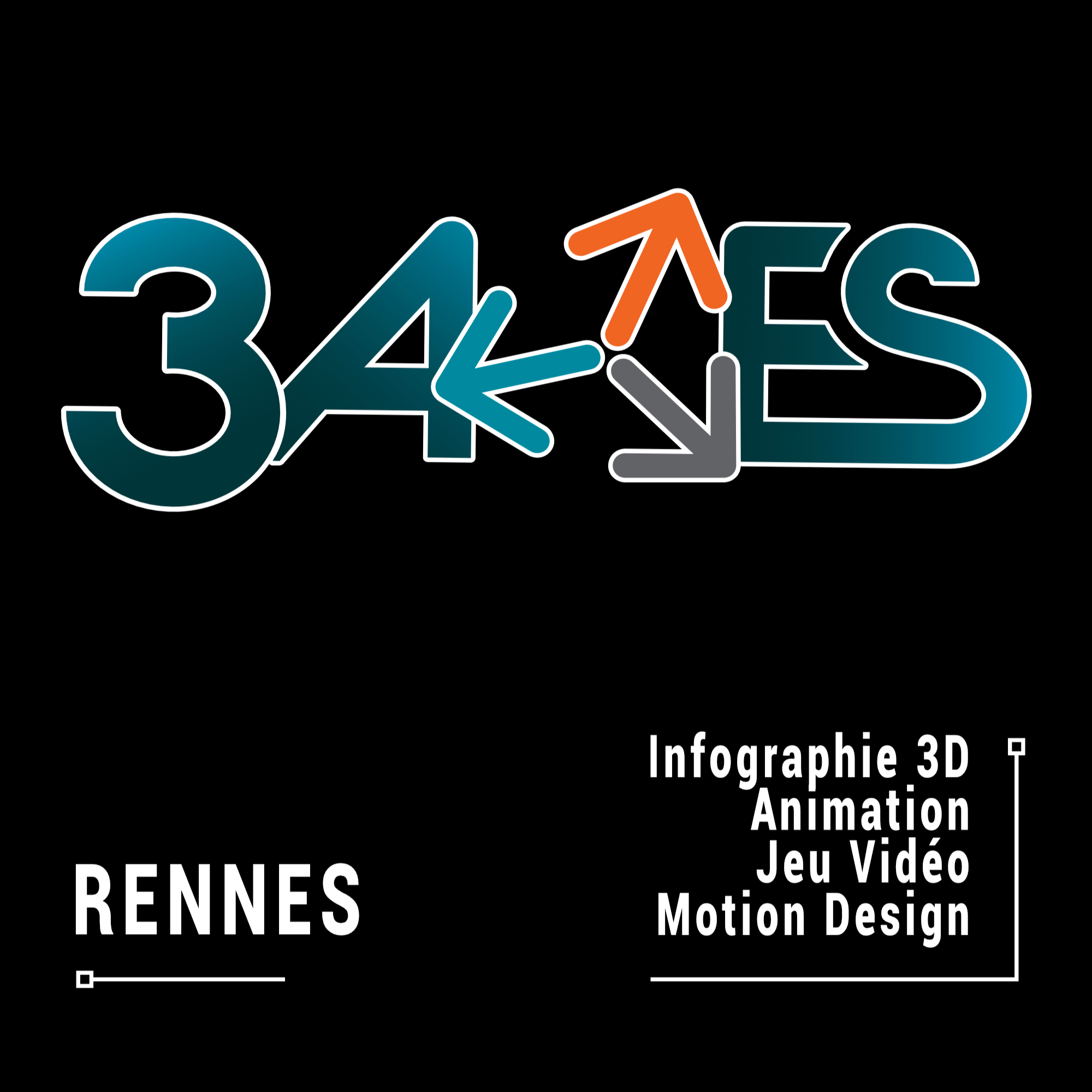 Logo of 3axes Institut Rennes