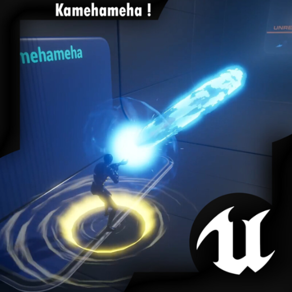 Kamehameha from Dragon Ball Z made on Unreal Engine 4 (https://www.artstation.com/artwork/OoOXrK)
